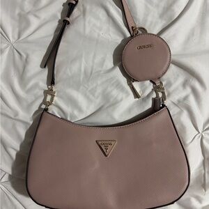 GUESS Blush Shoulder Bag with Coin Pouch